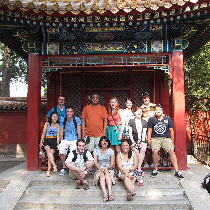 Student group in China