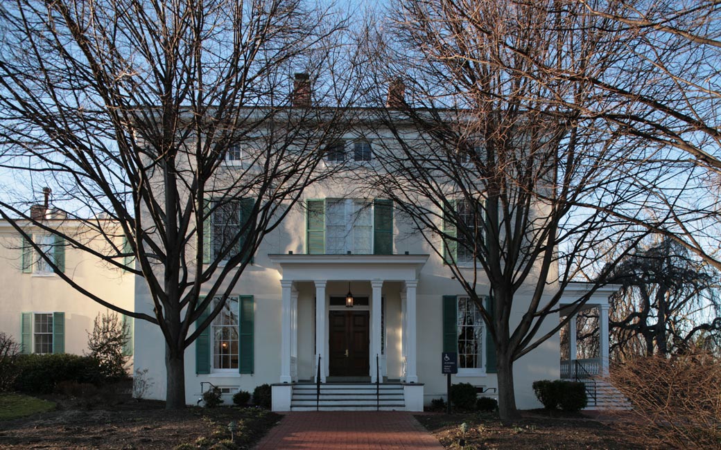 The exterior of the Auburn House prior to renovation work.