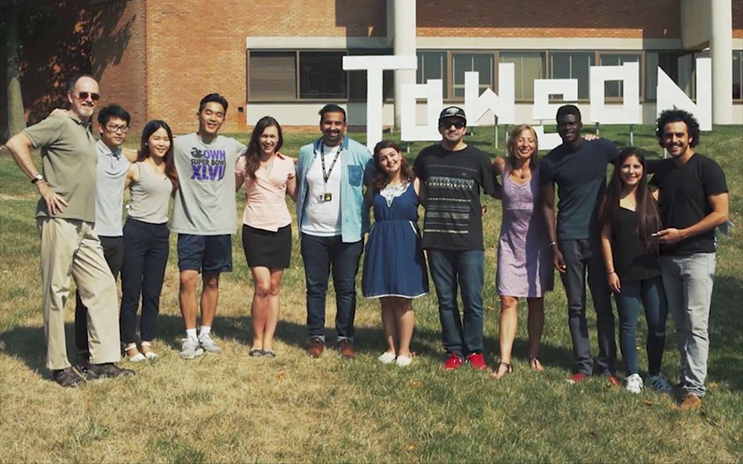 Video of English Language Center students at Towson University