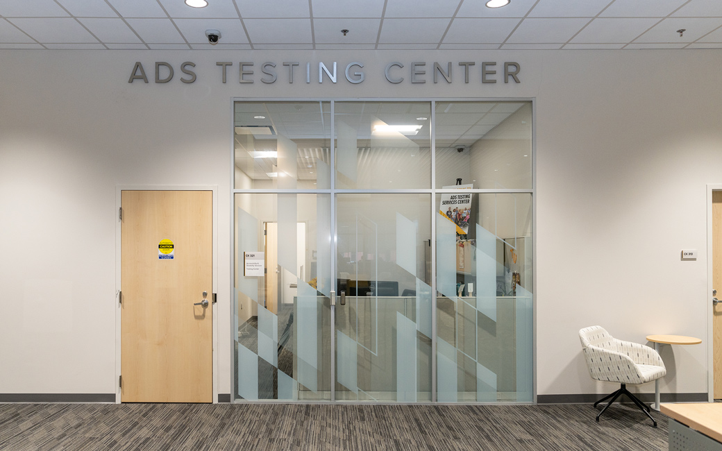 Front entrance of ADS Testing Center