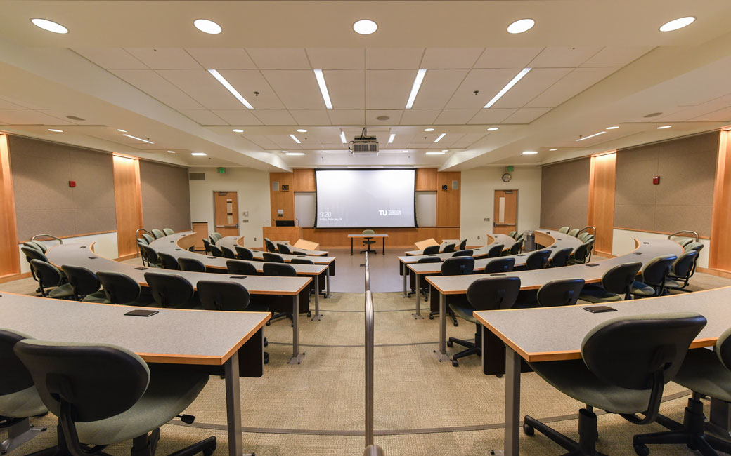 A Classroom in the College of Liberal Arts Building