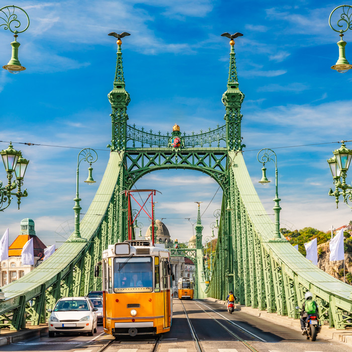 Liberty Bridge in Budapest