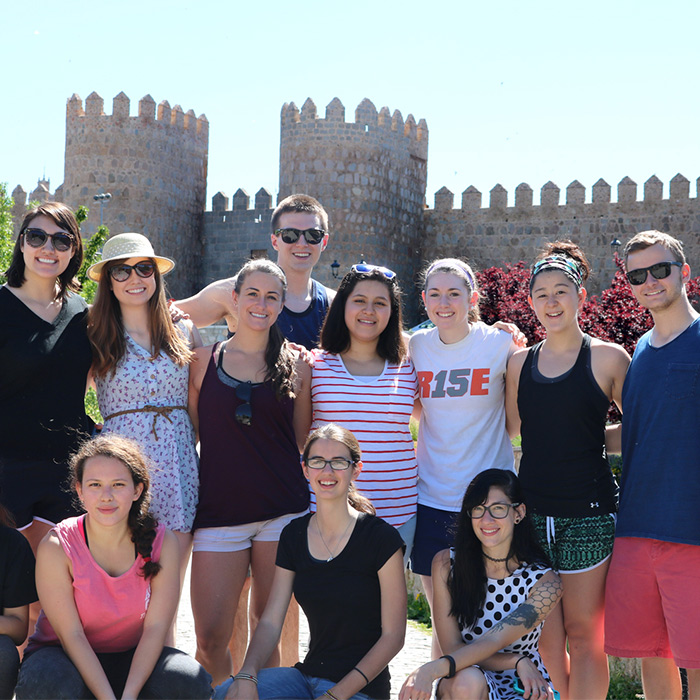 Group of Students in Spain