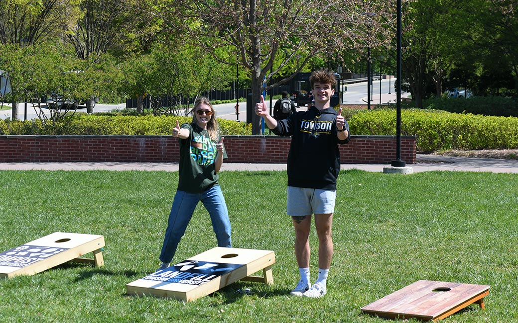 Earth Day Block Party Cornhole