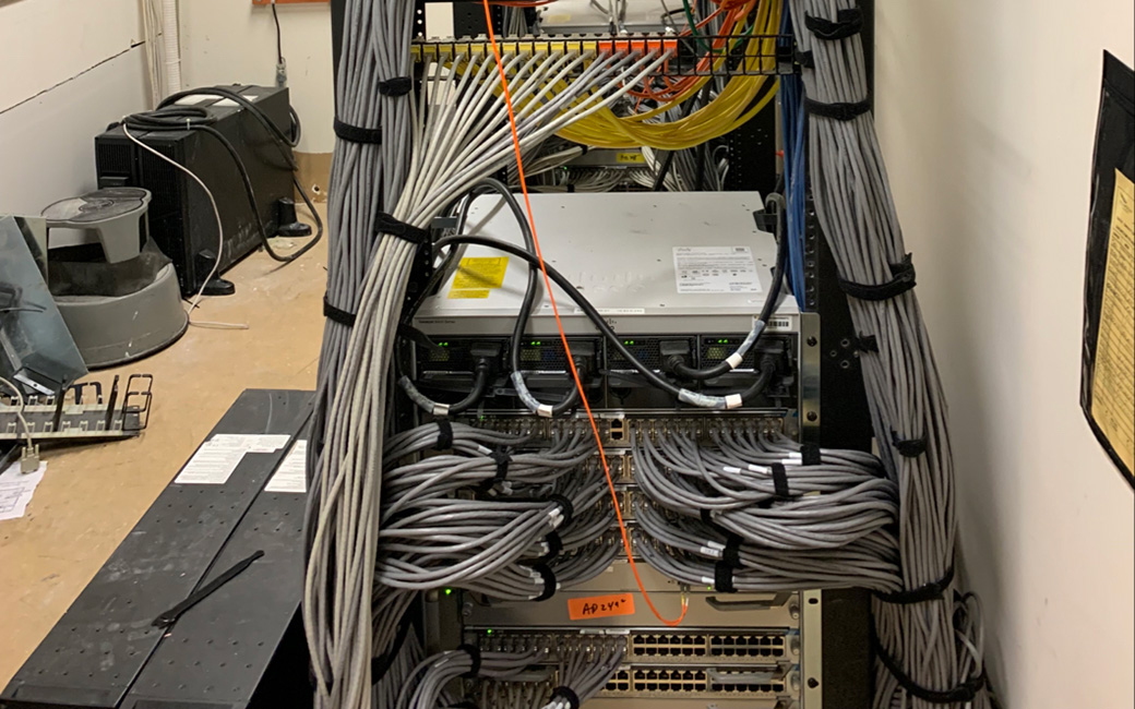 Organized and updated network and wire system