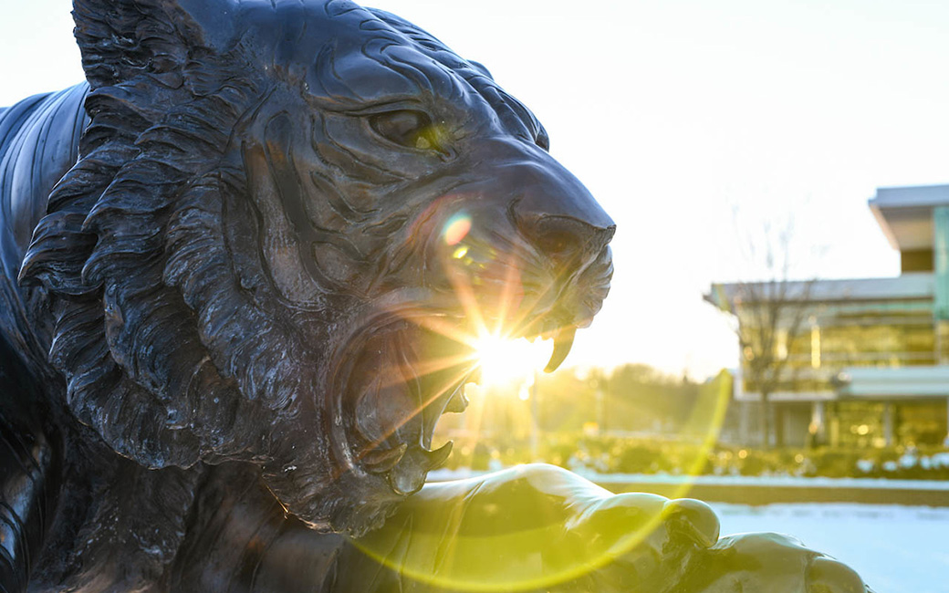 Tiger statue