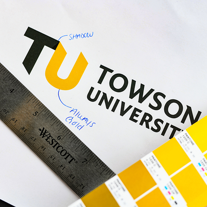 Towson University pantone colors