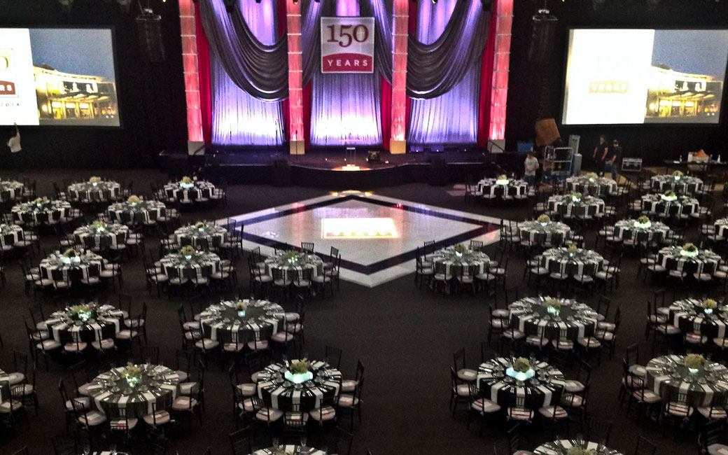 Banquet Tables at SECU Arena