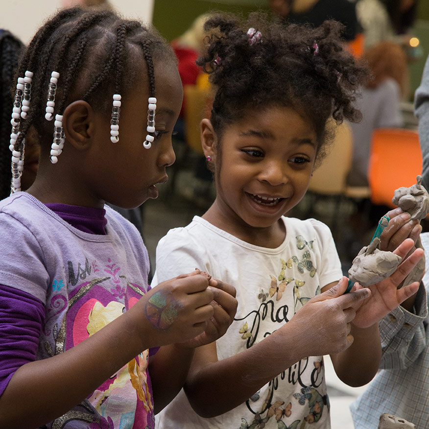 children at Family Arts Day
