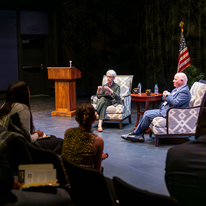Cardin Center speakers at a democracy for the future event