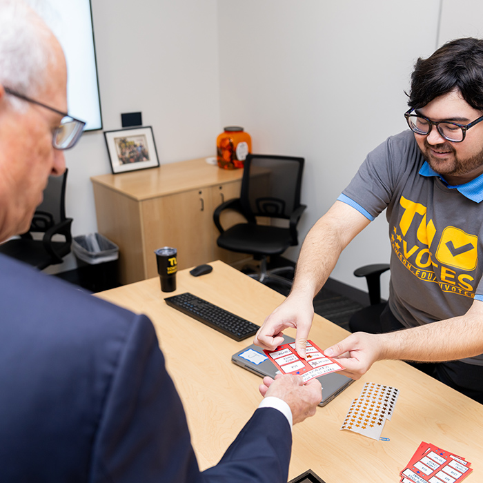 TU student volunteer