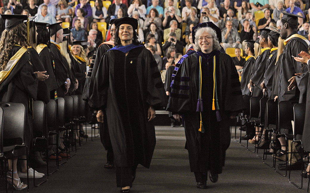 Our faculty participating in commencement celebrations