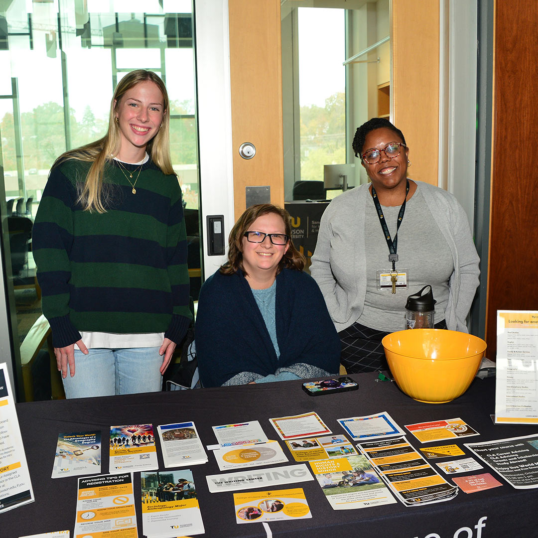 CLA Advising Team Tabling