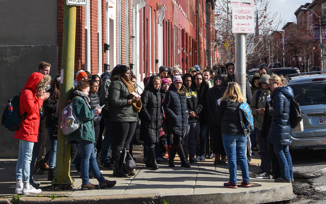 Antropology Class in Baltimore