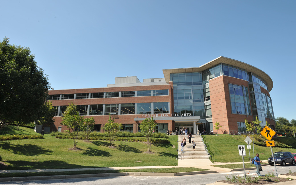 Center for the Arts building during the day