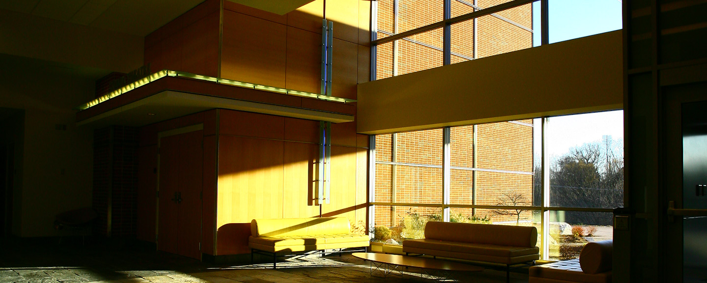 Interior of the Center for the Arts Building