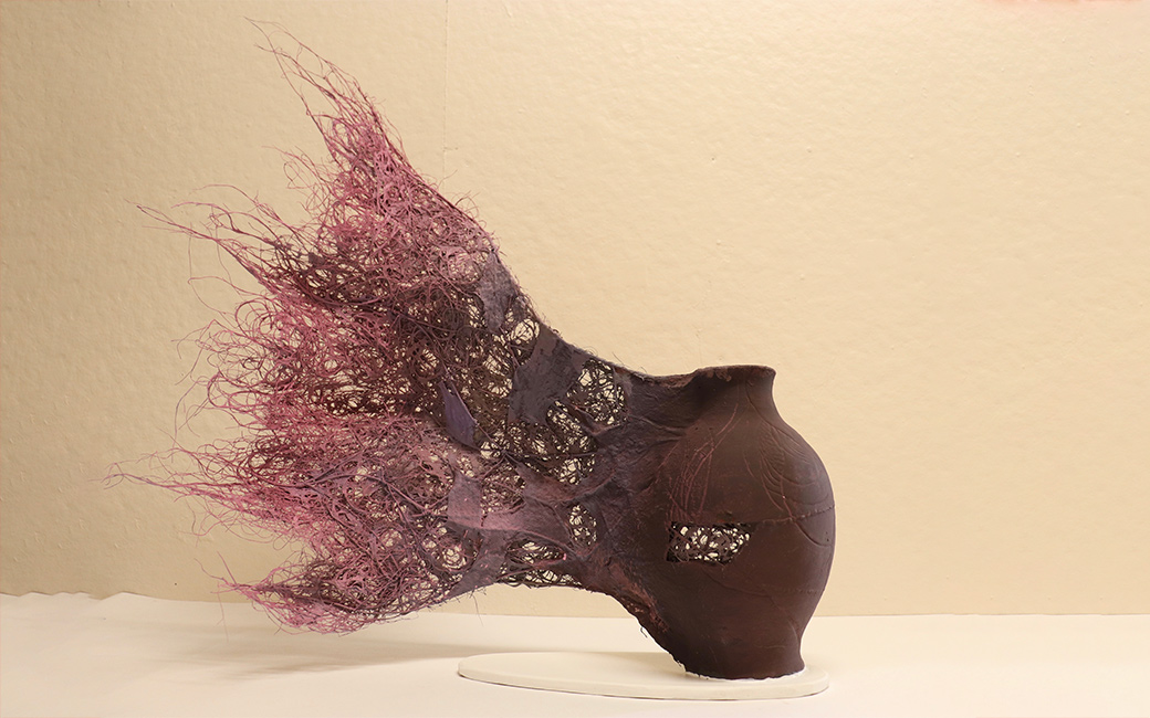 A ceramic work titled Debris by Changil Kim