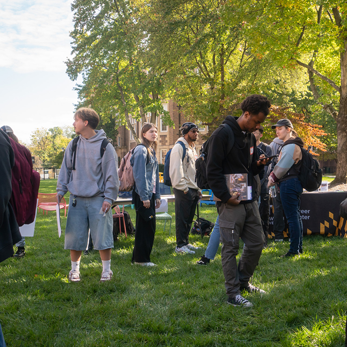 Students on Chapman Quad
