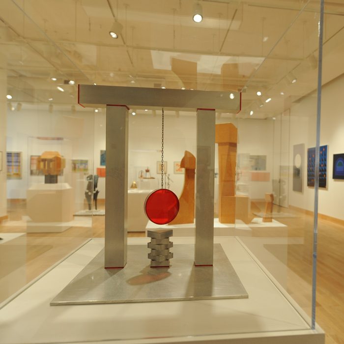 exhibit in the Center for the Arts gallery