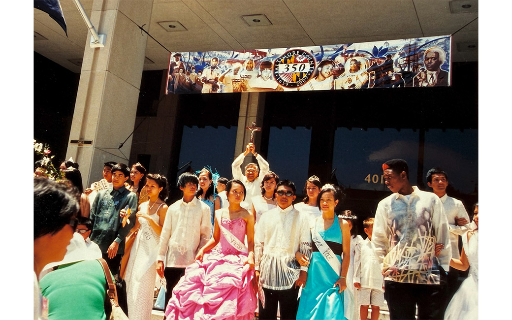 Santacruzan procession at the Filipino Festival