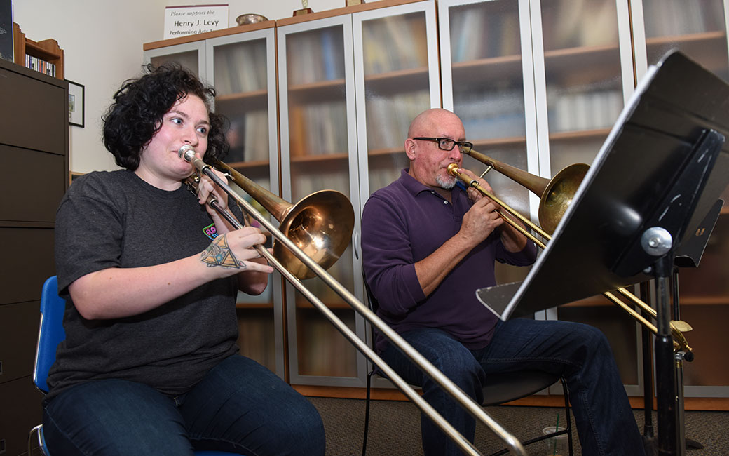 Trombone Lesson with Jim McFalls