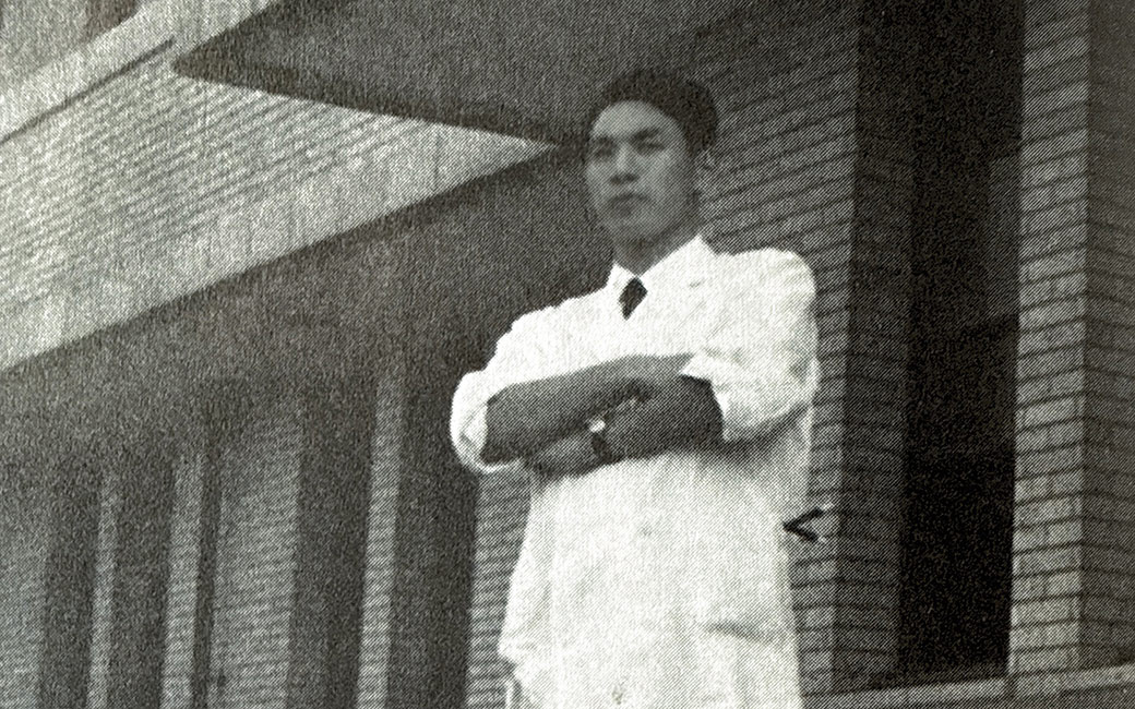 Nakazawa during his sophomore year as a medical student.