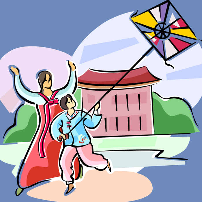 Wishes in the Wind Korean Kite Kit