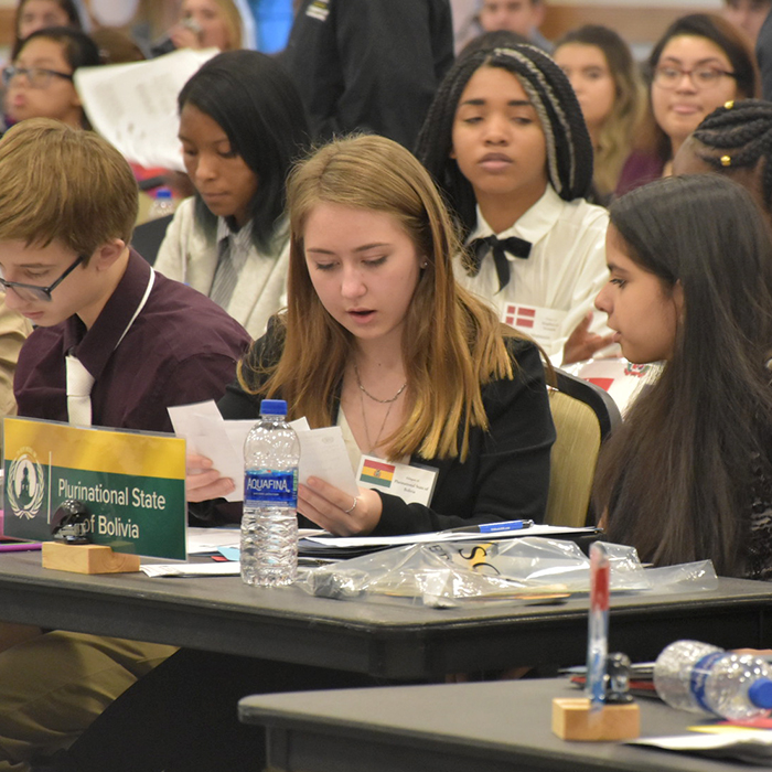 2019 TU-BCPS Model UN conference