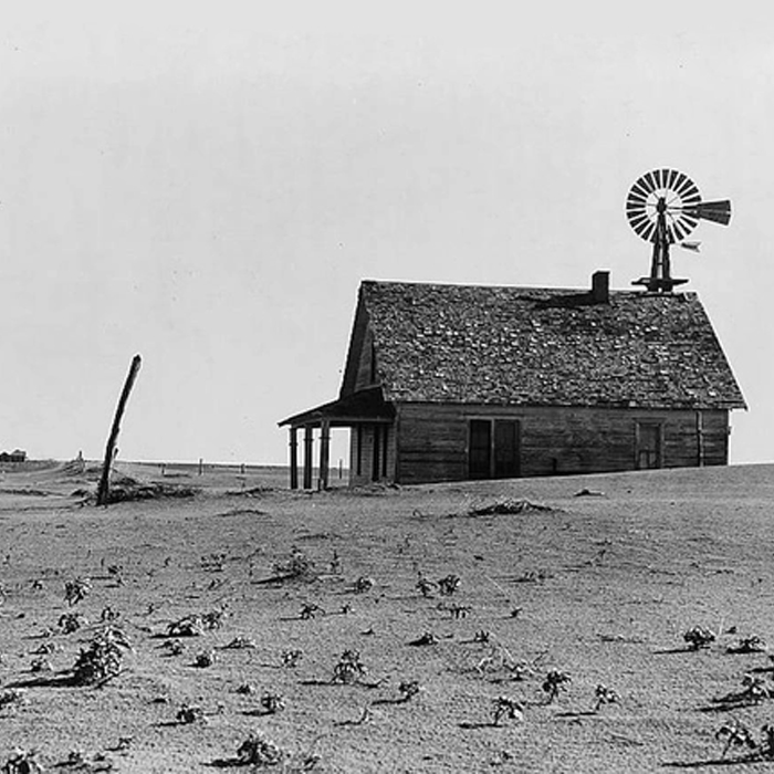 House in the dust bowl