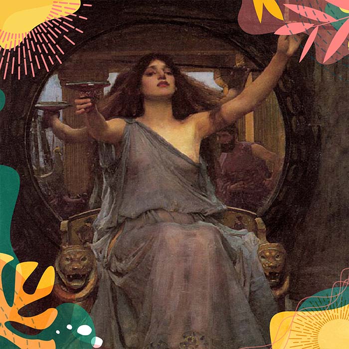 a painting of Circe