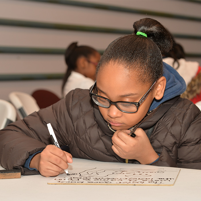 Girl Writing