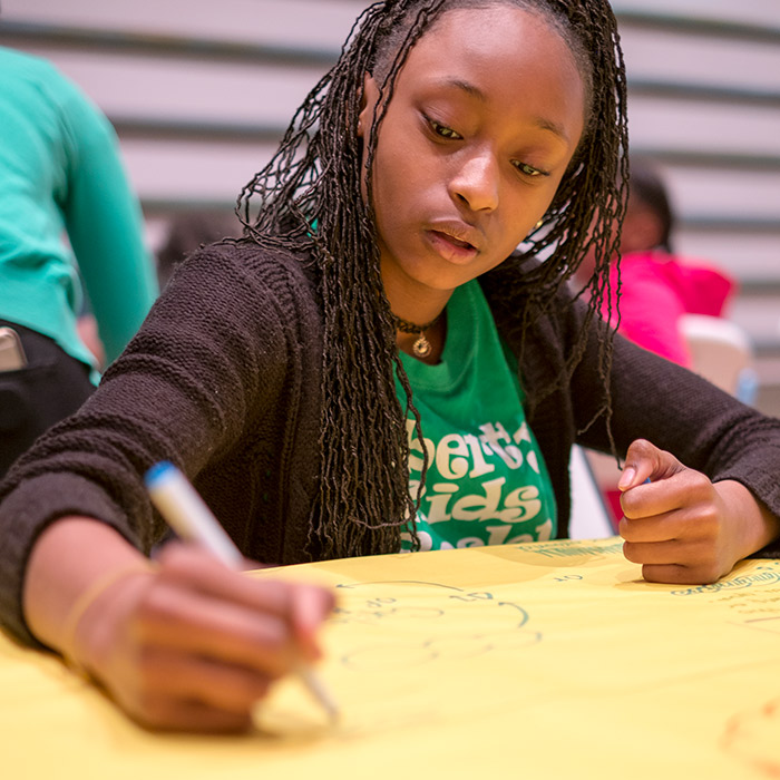 Girl Writing