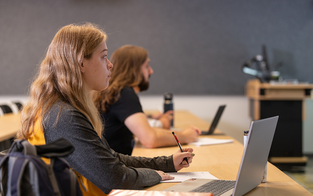 Students in computer class.