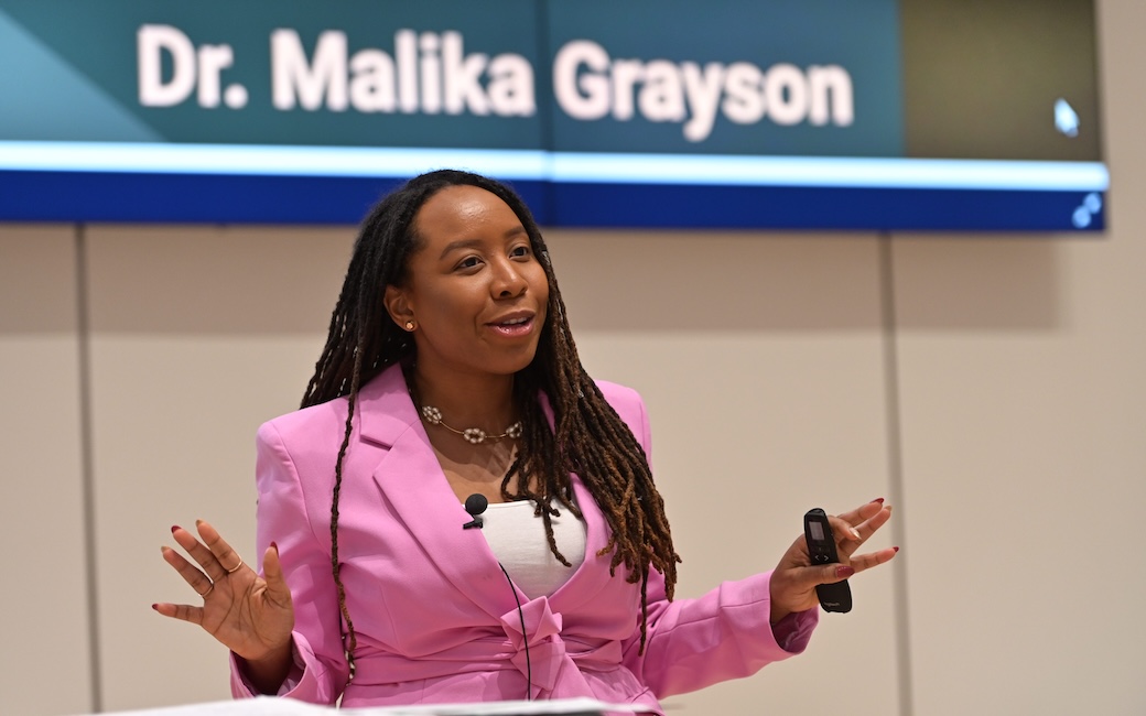 Photo of STEMinist Empowered founder Malika Grayson, Ph.D.
