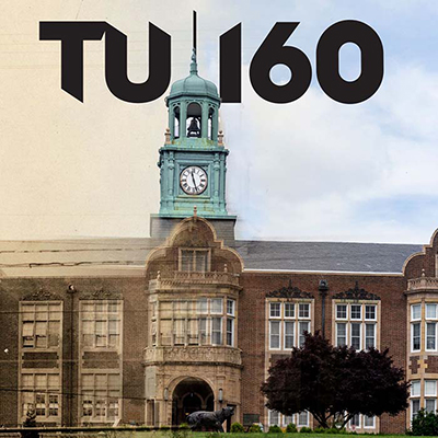 Stephens Hall with the text TU 160