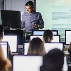 professor teaching class