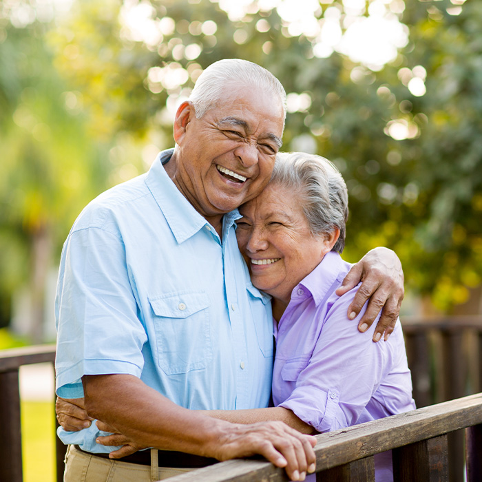 retired couple