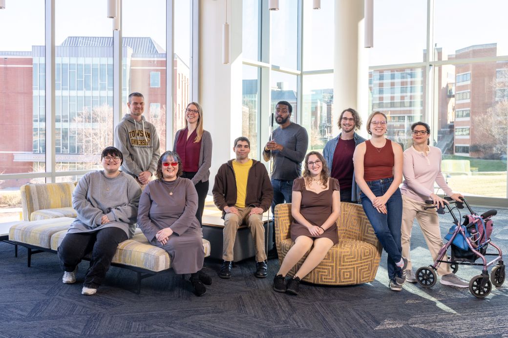 Group photo of ADS students with faculty and staff with disabilities