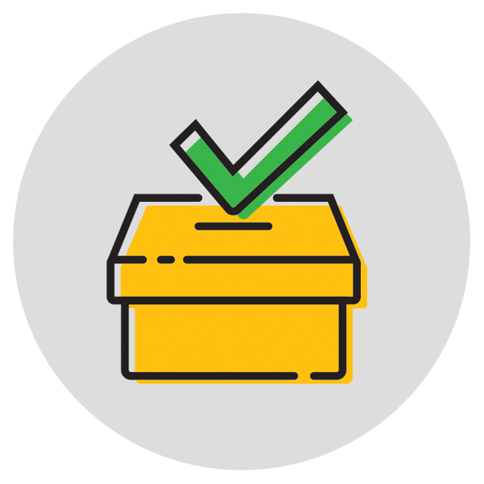 icon of a ballot box