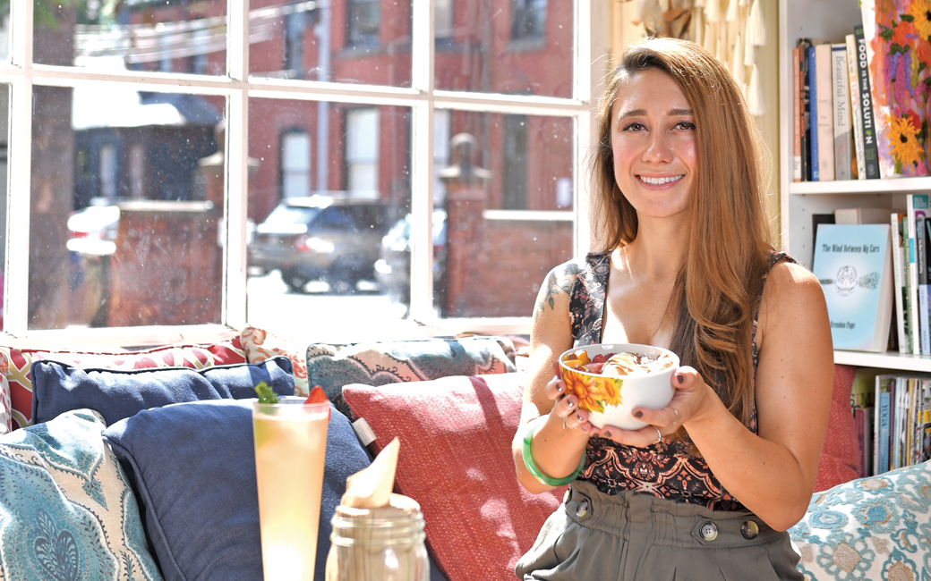 Erika Brown at Hippy Chick Hummus