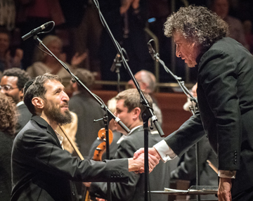 Jonathan Leshnoff with Giancarlo Guerrero