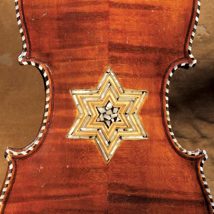 German violin with Star of David