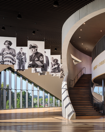 Great hall of the US Veterans Museum