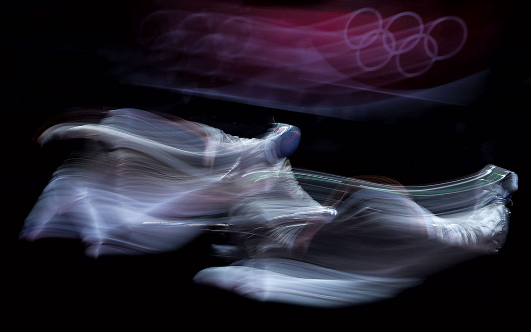 long exposure at Olympics