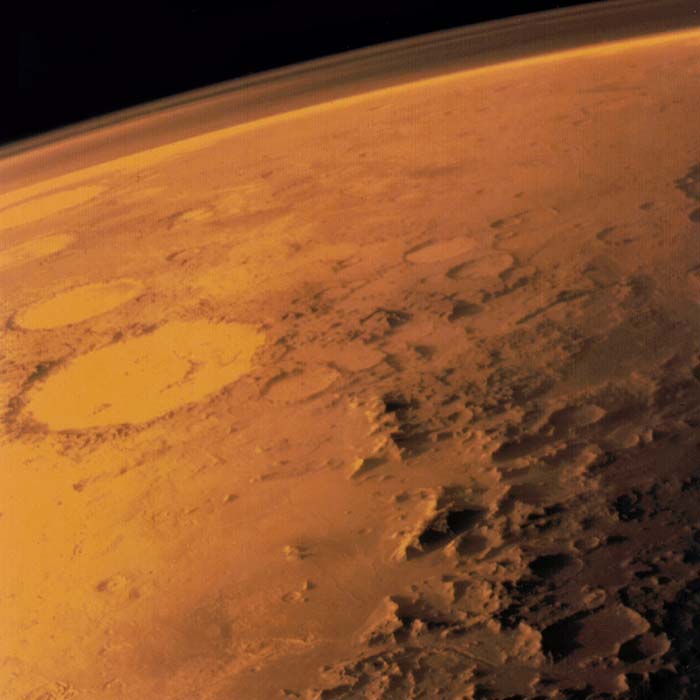 Photo from space of Mars (NASA)