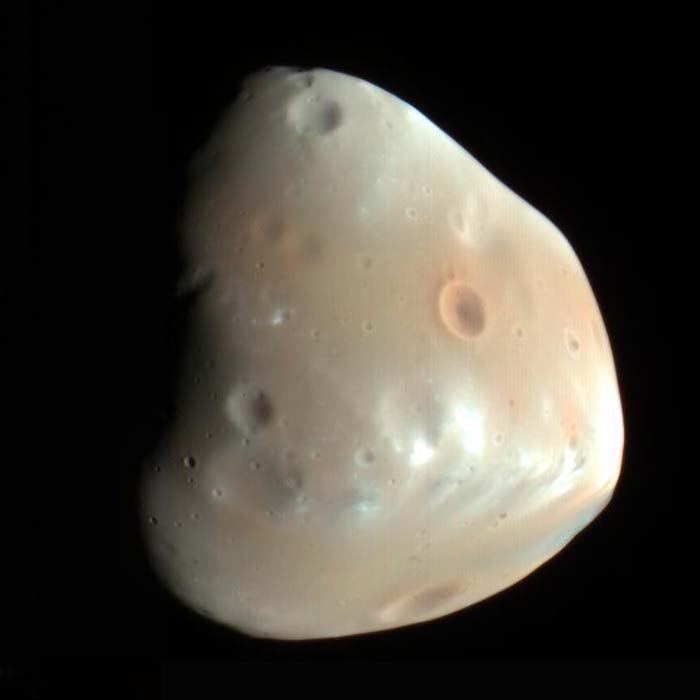 Photo of one of Mars' moons (NASA)
