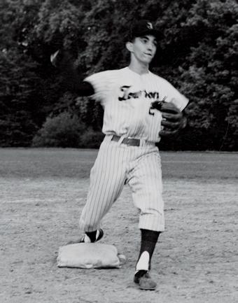 John Schuerholz playing baseball for TU