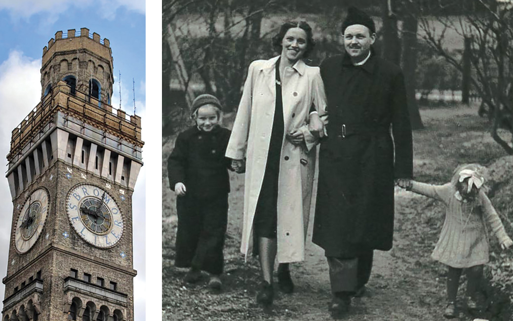 Bromo Seltzer tower, Tildemann family collage