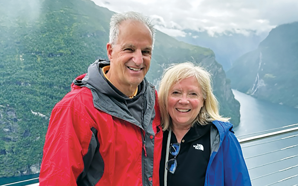 Mark Ginsberg and his wife Elaine