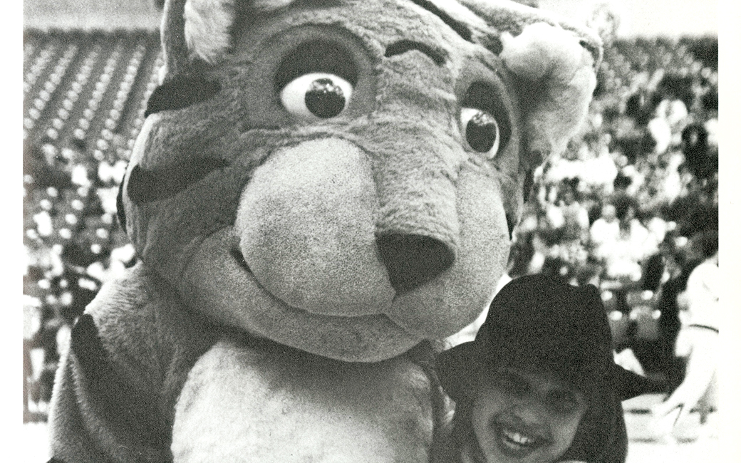 1980s version of Doc the Tiger with a person